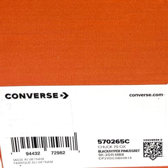 Converse CHUNK 70 OX Blue Pink Egret Canvas Low Top Sneaker Women's Size 570265C - Picture 2 of 11